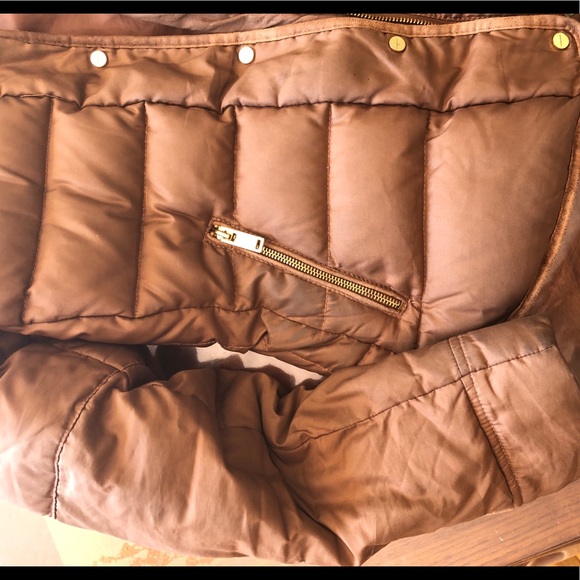 Zara brown puffer jacket - Picture 3 of 9